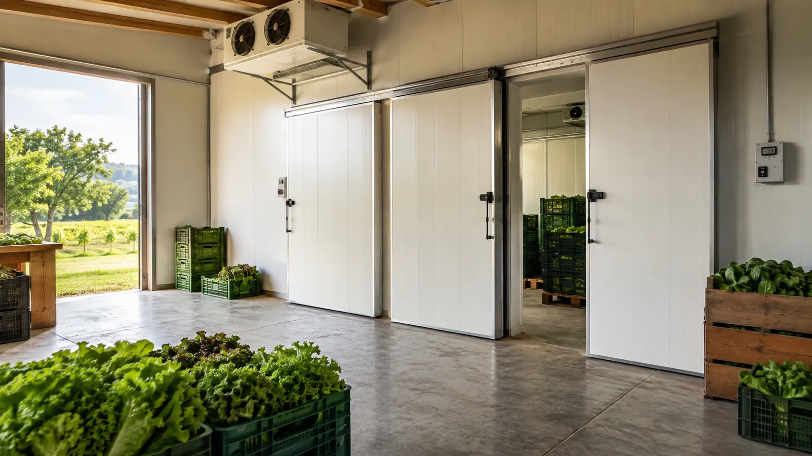 Locali di lavorazione e conservazione di un’attività agricola