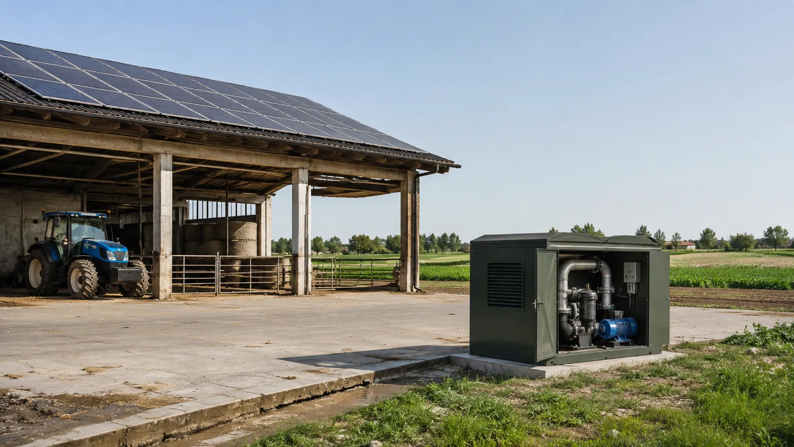 Edificio agricolo e impianti di servizio dell’attività