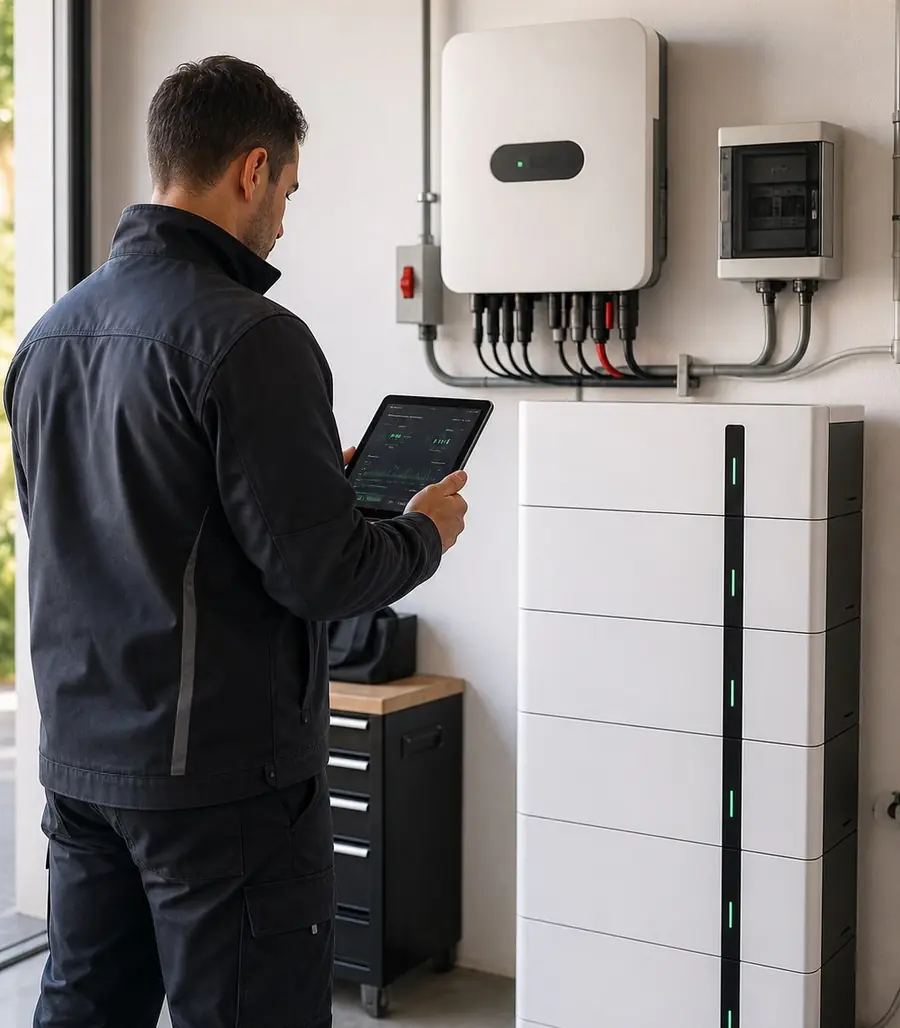 Tecnico VenetaGreen per Batterie di accumulo fotovoltaico